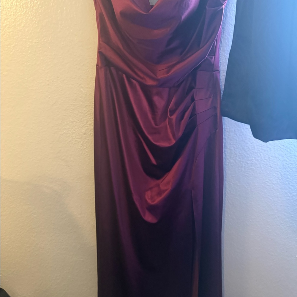 Blondie Nites Deep Purple Maxi Dress